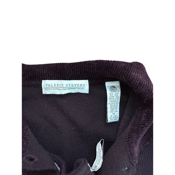 NWT Valerie Stevens 100% Merion Wool Button Front Dress & Shirt Suit Size M - Picture 8 of 8